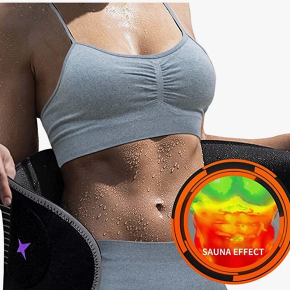 Women Waist Trainer Belt Sweat Effect Belt Waist Cincher Trimmer Slimming Body S main image 6